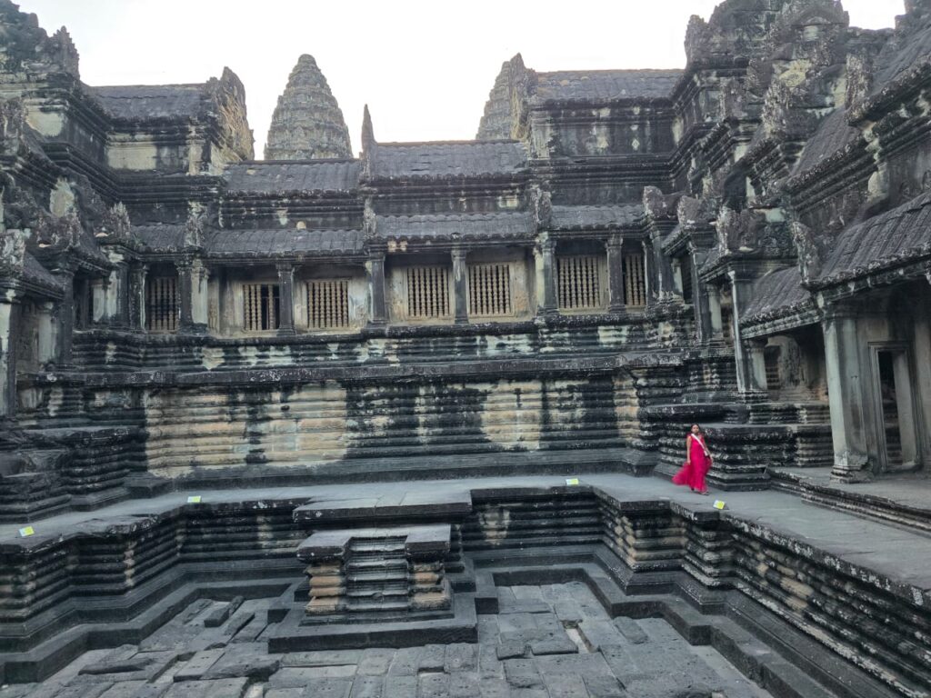 Standing at the centre of the universe at Angkor Wat